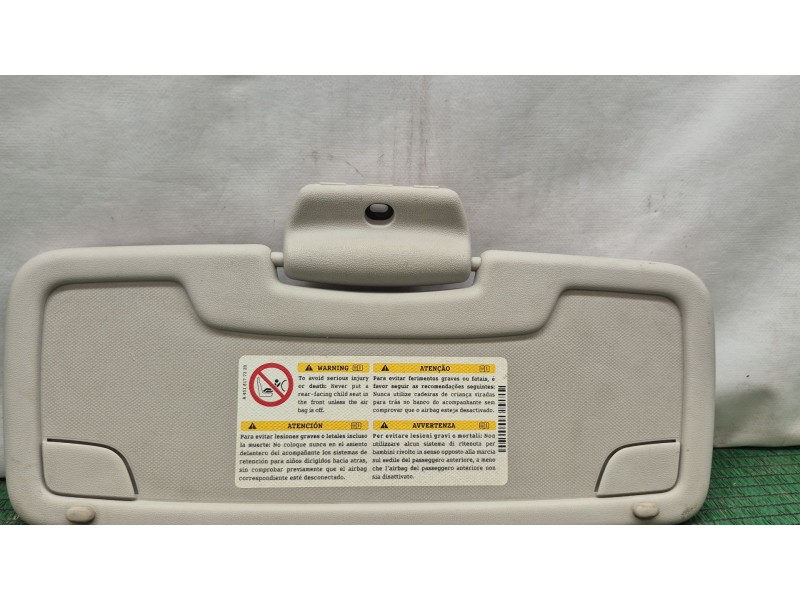 Recambio de parasol izquierdo para smart fortwo coupé (451) 1.0 (451.331, 451.380) referencia OEM IAM   