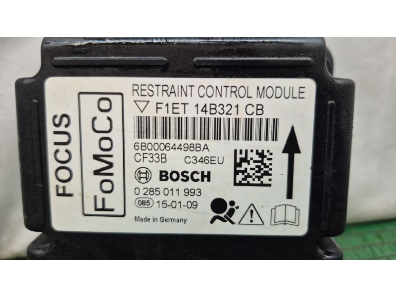 Recambio de centralita airbag para ford focus iii 1.0 ecoboost referencia OEM IAM   