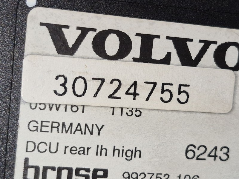 Recambio de elevalunas trasero izquierdo para volvo v50 (545) 1.8 referencia OEM IAM 30724755 30724755 30724755