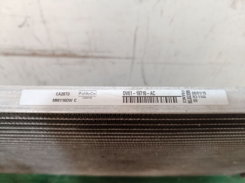 Recambio de radiador aceite para ford focus iii 1.0 ecoboost referencia OEM IAM DV6119710 DV6119710 DV6119710