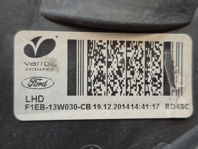 Recambio de faro izquierdo para ford focus iii 1.0 ecoboost referencia OEM IAM   