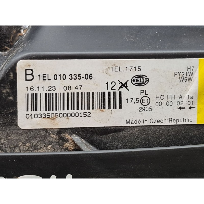 Recambio de faro derecho para nissan qashqai i (j10, nj10) 1.5 dci referencia OEM IAM B1EL010335 B1EL010335 B1EL010335