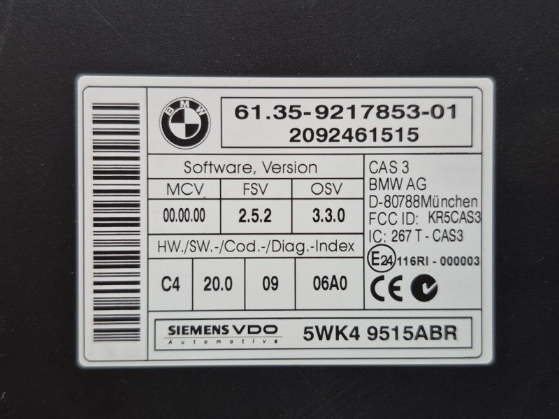 Recambio de modulo electronico para bmw 1 (e87) 118 d referencia OEM IAM   