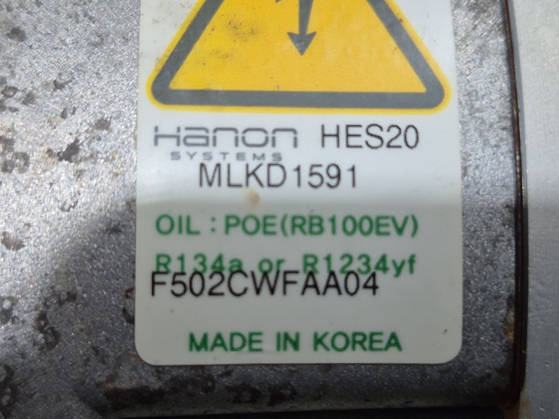 Recambio de compresor aire acondicionado para hyundai ioniq (ae) 1.6 gdi hybrid referencia OEM IAM   