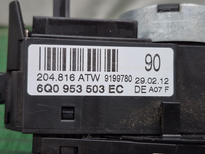 Recambio de mando luces para volkswagen polo v (6r1, 6c1) 1.2 referencia OEM IAM 6Q0953503EC 6Q0953503EC 6Q0953503EC