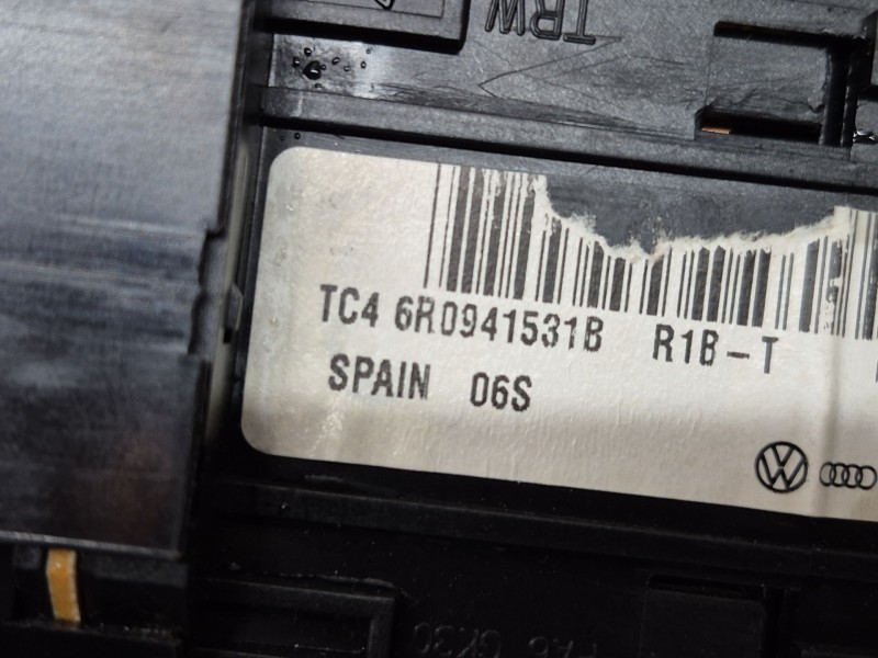 Recambio de mando luces para volkswagen polo v (6r1, 6c1) 1.2 referencia OEM IAM 6R0941531B 6R0941531B 6R0941531B