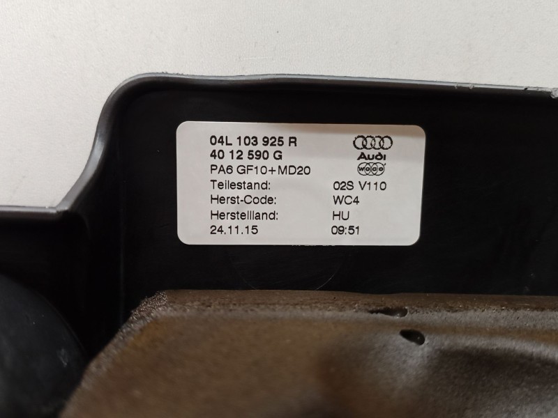 Recambio de tapa motor para audi a3 (8v1, 8vk) 1.6 tdi referencia OEM IAM   