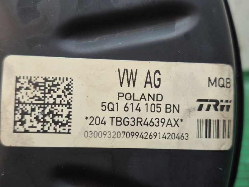 Recambio de servofreno para audi q5 (fyb, fyg) 2.0 tdi quattro referencia OEM IAM 5Q1614105BN ´´204TBG3R4639AX 03009320709942691