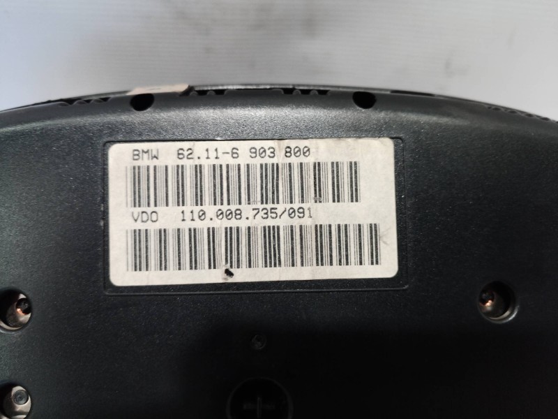Recambio de cuadro instrumentos para bmw serie 5 berlina (e39) 530d referencia OEM IAM 62116903800 62116903800 110008735091