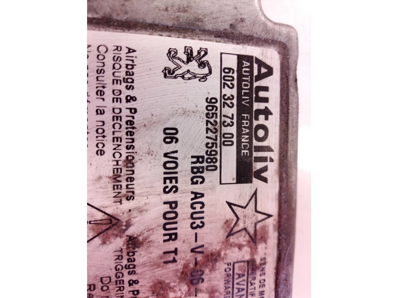 Recambio de centralita airbag para peugeot 206 berlina xr referencia OEM IAM 9652275980 9652275980 602327300