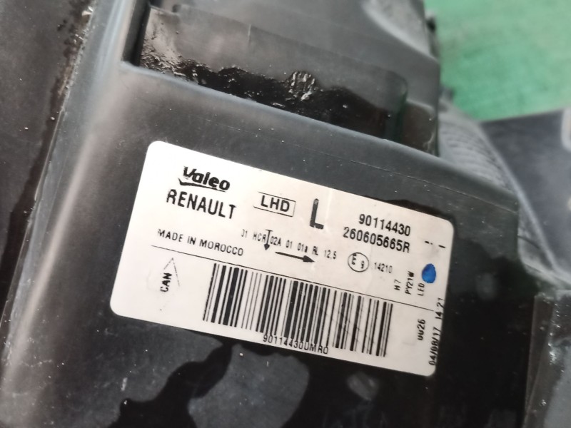 Recambio de faro izquierdo para dacia sandero ii tce 90 (b8m1, b8ma) referencia OEM IAM   