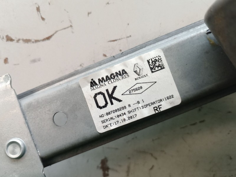 Recambio de elevalunas delantero derecho para dacia sandero ii tce 90 (b8m1, b8ma) referencia OEM IAM   