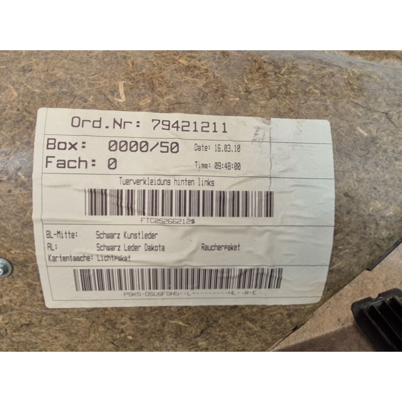 Recambio de guarnecido puerta trasera izquierda para bmw 5 touring (e61) 520 d referencia OEM IAM   