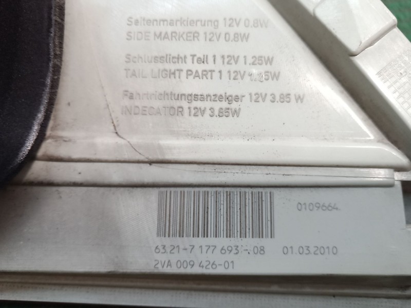 Recambio de piloto trasero izquierdo para bmw 5 touring (e61) 520 d referencia OEM IAM   