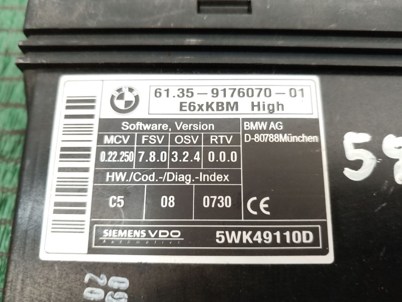 Recambio de modulo electronico para bmw 5 touring (e61) 520 d referencia OEM IAM   