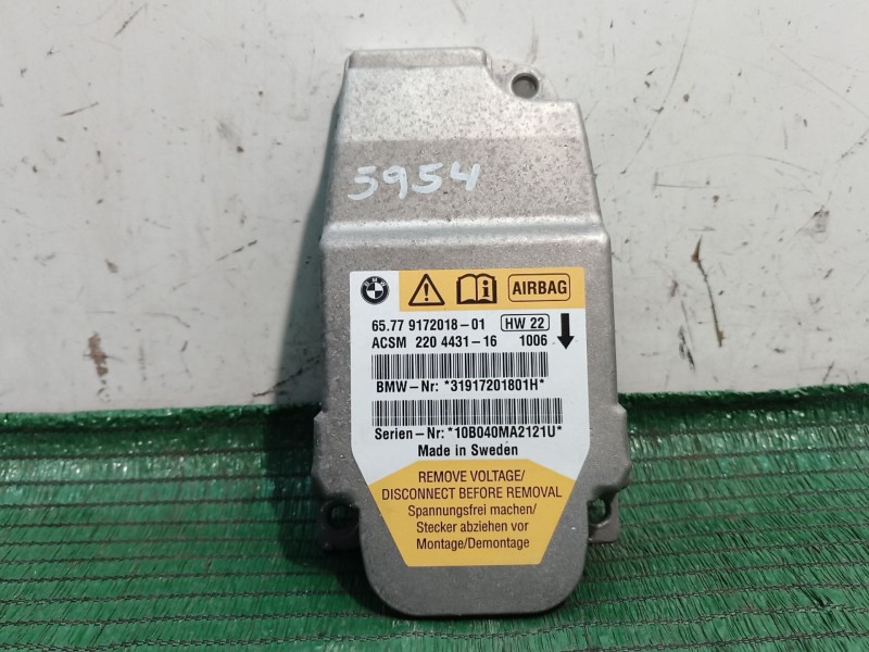 Recambio de centralita airbag para bmw 5 touring (e61) 520 d referencia OEM IAM   