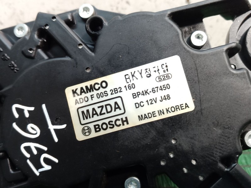 Recambio de motor limpia trasero para mazda 3 (bl) 1.6 mzr (bl14) referencia OEM IAM F00S2B2160 F00S2B2160 F00S2B2160