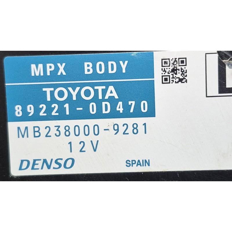 Recambio de caja reles / fusibles para toyota yaris (_p13_) 1.5 hybrid (nhp130_) referencia OEM IAM   