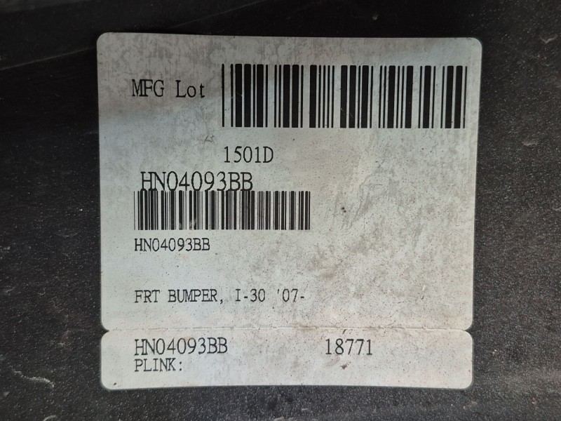 Recambio de paragolpes delantero para hyundai i30 (fd) 1.6 crdi referencia OEM IAM   