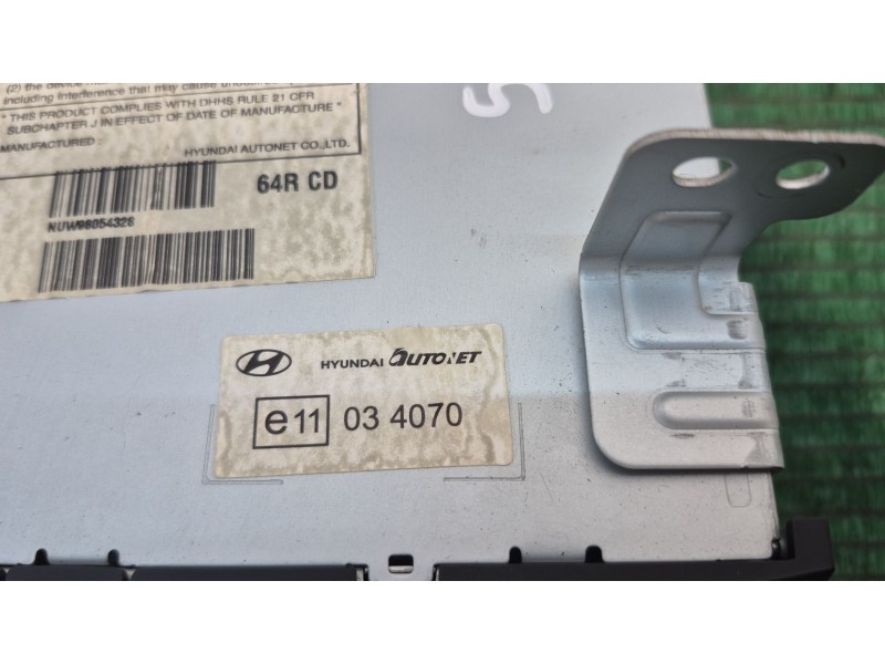 Recambio de sistema audio / radio cd para hyundai i30 (fd) 1.6 crdi referencia OEM IAM   