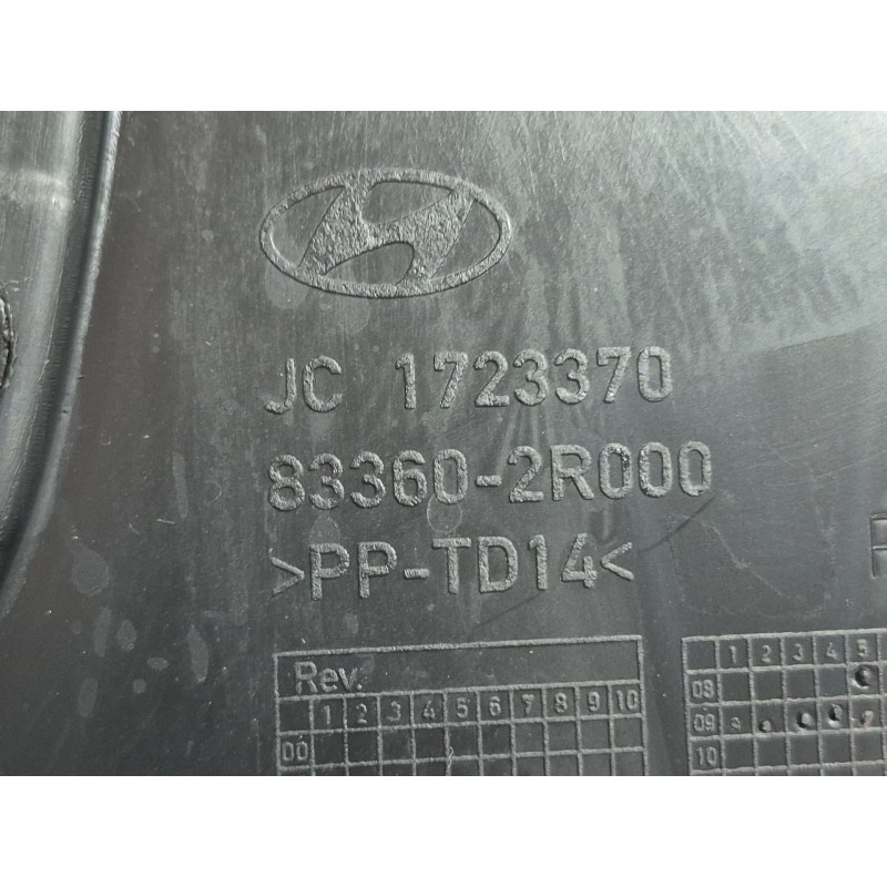 Recambio de guarnecido puerta trasera derecha para hyundai i30 (fd) 1.6 crdi referencia OEM IAM   