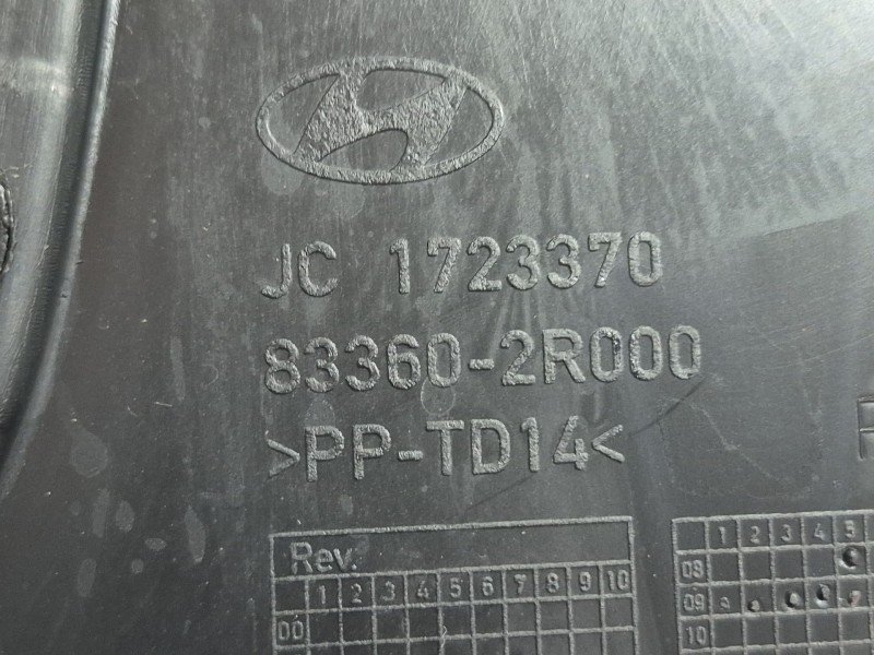 Recambio de guarnecido puerta trasera derecha para hyundai i30 (fd) 1.6 crdi referencia OEM IAM   