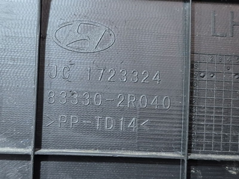 Recambio de guarnecido puerta trasera izquierda para hyundai i30 (fd) 1.6 crdi referencia OEM IAM   