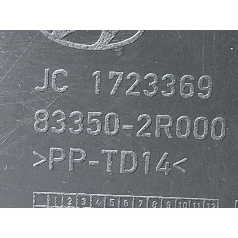Recambio de guarnecido puerta trasera izquierda para hyundai i30 (fd) 1.6 crdi referencia OEM IAM   