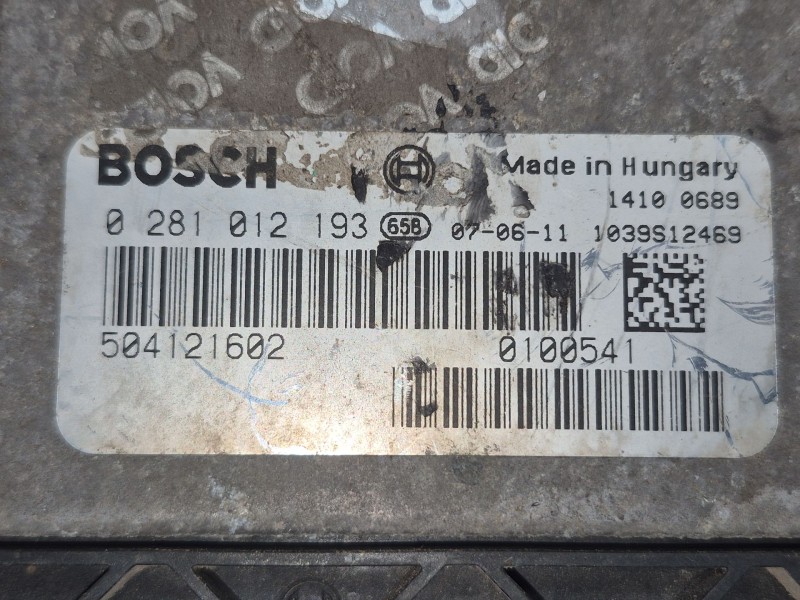 Recambio de centralita motor uce para iveco daily iv furgoneta 65c15 referencia OEM IAM   