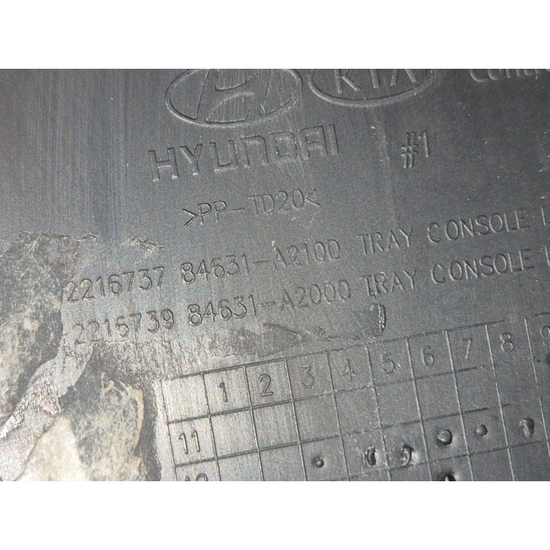 Recambio de consola central trasera para kia cee´d sportswagon (jd) 1.6 crdi 128 referencia OEM IAM   