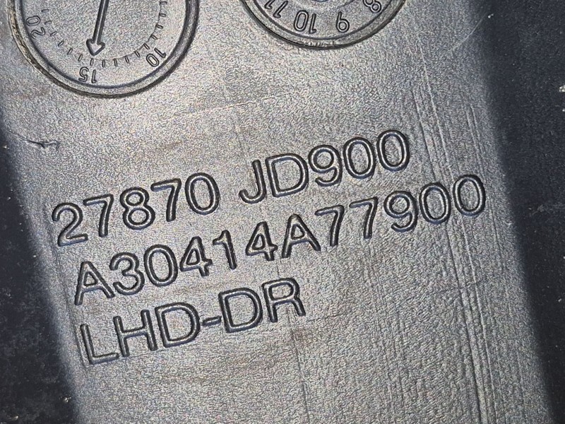 Recambio de salpicadero para nissan qashqai i (j10, nj10) 1.5 dci referencia OEM IAM   