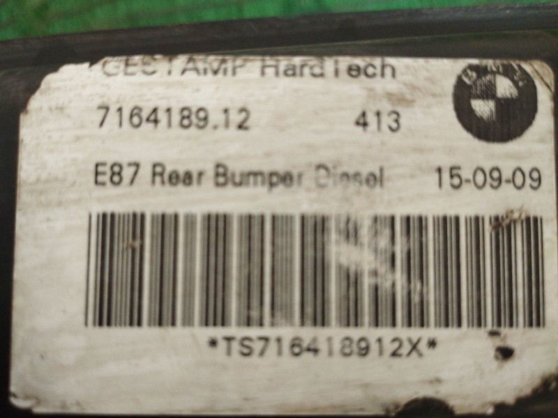 Recambio de refuerzo paragolpes trasero para bmw 1 (e87) 118 d referencia OEM IAM   