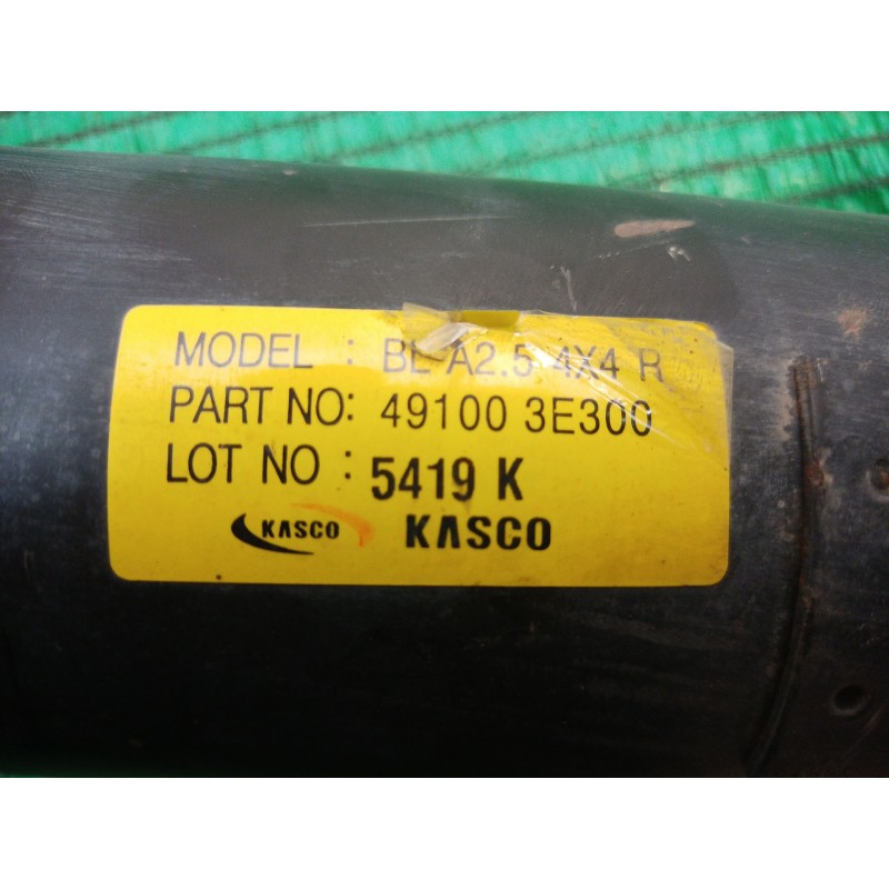 Recambio de transmision central para kia sorento i (jc) 2.5 crdi referencia OEM IAM 491003E300 491003E300 491003E300