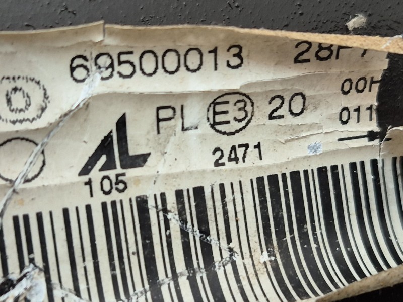 Recambio de faro izquierdo para iveco daily iv furgoneta 65c15 referencia OEM IAM 69500013 69500013 69500013