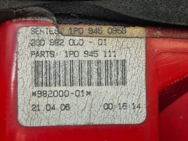 Recambio de piloto trasero izquierdo para seat leon (1p1) 1.9 tdi referencia OEM IAM 1P0945095B 1P0945095B 1P0945095B