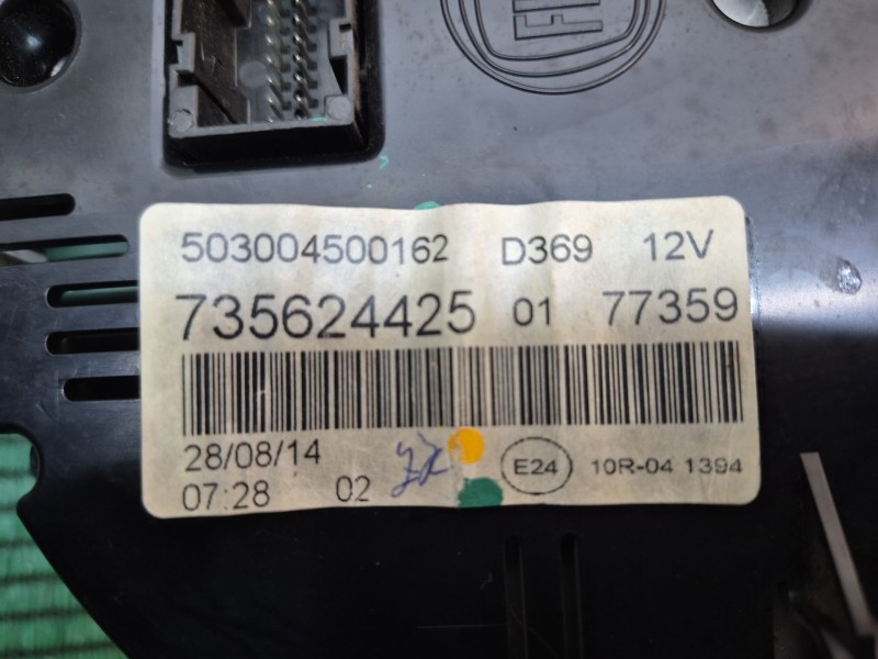 Recambio de cuadro instrumentos para fiat 500 (312_) 0.9 (312axg1a, 312.axg11) referencia OEM IAM   
