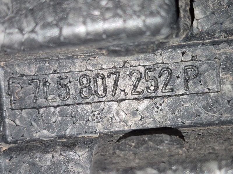 Recambio de refuerzo paragolpes trasero para porsche cayenne (9pa) turbo 4.5 referencia OEM IAM   