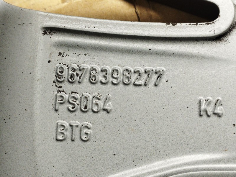 Recambio de juego llantas para peugeot 2008 i (cu_) 1.6 hdi referencia OEM IAM   