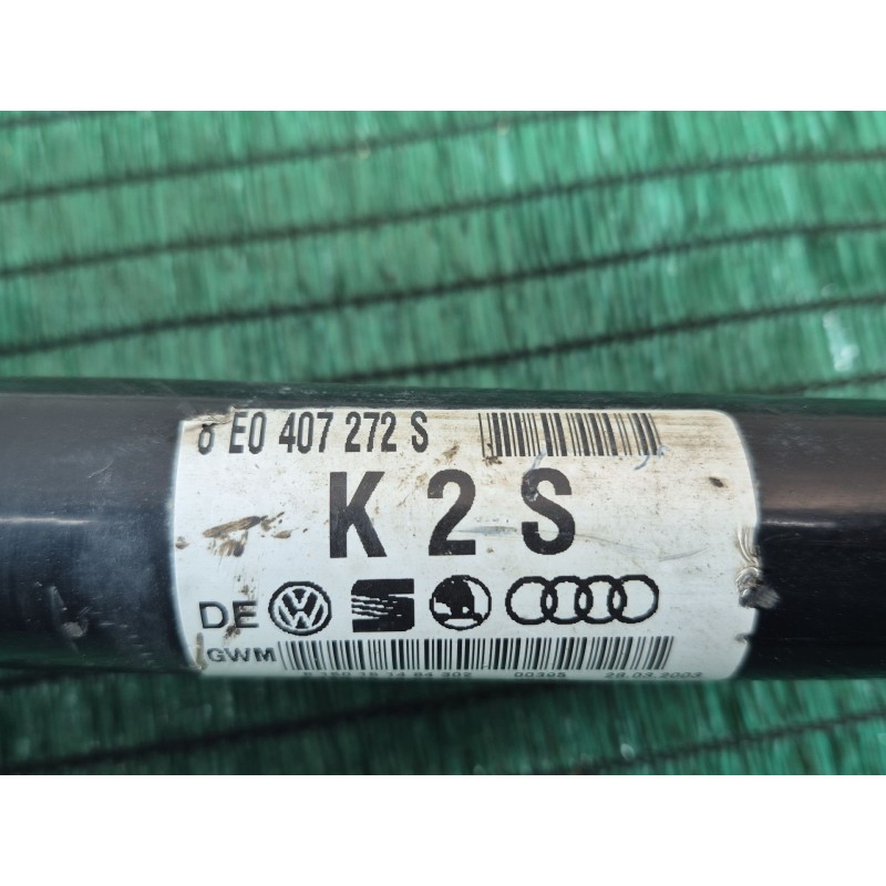 Recambio de transmision delantera derecha para audi a4 b6 (8e2) 1.9 tdi referencia OEM IAM   
