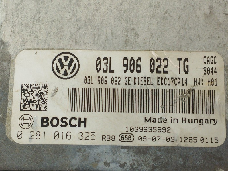 Recambio de centralita motor uce para seat exeo (3r2) 2.0 tdi referencia OEM IAM   