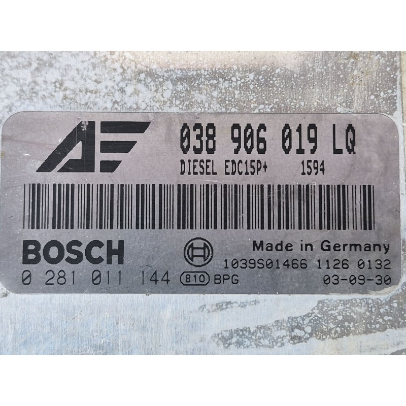 Recambio de centralita motor uce para volkswagen sharan van (7m_) 1.9 tdi (7m6, 7m9) referencia OEM IAM   