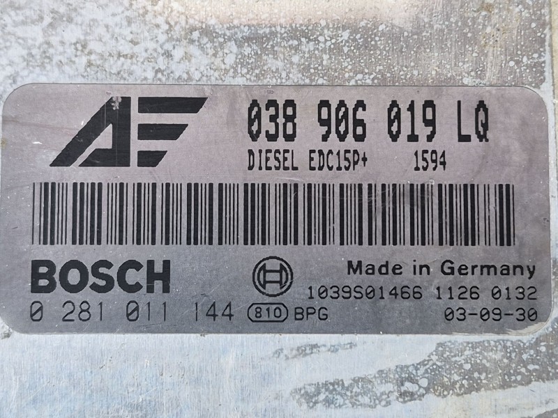 Recambio de centralita motor uce para volkswagen sharan van (7m_) 1.9 tdi (7m6, 7m9) referencia OEM IAM   