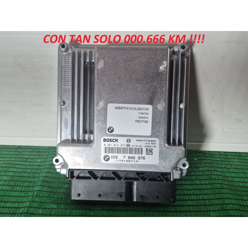 Recambio de centralita motor uce para bmw x5 (e70) 3.0 d referencia OEM IAM 0281014437 7806976 0281014437