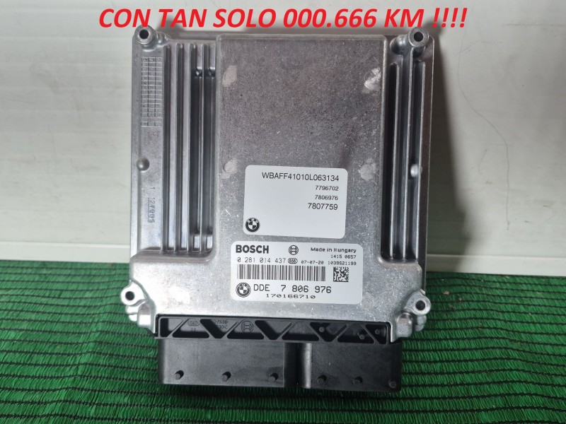Recambio de centralita motor uce para bmw x5 (e70) 3.0 d referencia OEM IAM 0281014437 7806976 0281014437
