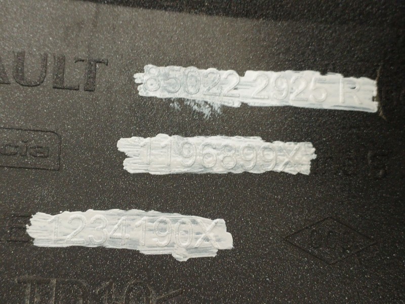 Recambio de paragolpes trasero para renault clio iv (bh_) 0.9 tce 90 referencia OEM IAM 850B24001R 850B28406R 850B24001R