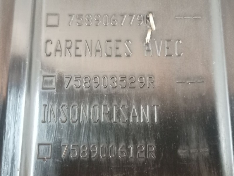 Recambio de cubrecarter para renault clio iv (bh_) 0.9 tce 90 referencia OEM IAM   