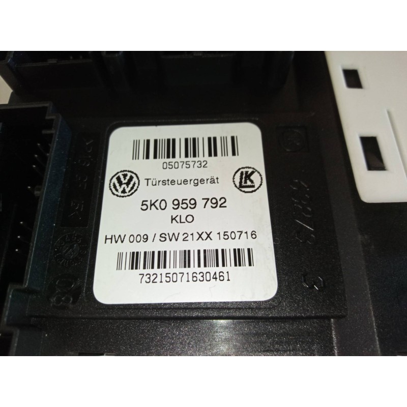 Recambio de elevalunas delantero derecho para volkswagen caddy ocio maxi outdoor bmt referencia OEM IAM 5K0959792 5K0959792 2K59