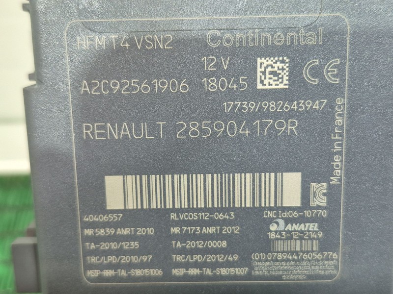 Recambio de modulo electronico para renault clio iv (bh_) 0.9 tce 90 referencia OEM IAM   