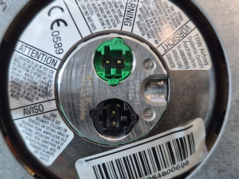 Recambio de airbag volante para bmw 3 (e46) 320 d referencia OEM IAM 309763590AB 309763590AB 309763590AB