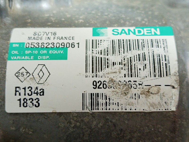 Recambio de compresor aire acondicionado para nissan qashqai i (j10, nj10) 1.5 dci referencia OEM IAM   